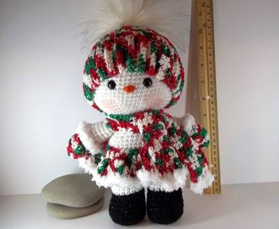 Alternate image for Amigurumi Snow Baby Girl Gabrielle