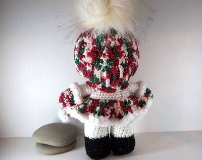Alternate image for Amigurumi Snow Baby Girl Gabrielle