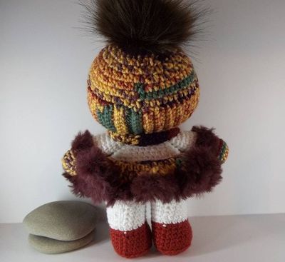 Alternate image for Amigurumi Snow Baby Girl Isabella