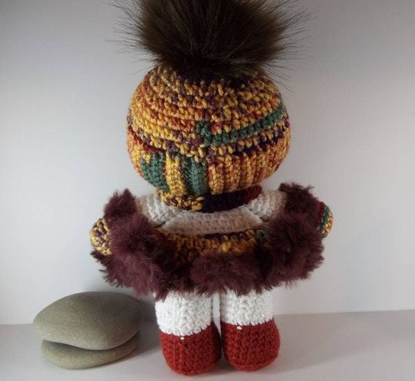 Alternate image for Amigurumi Snow Baby Girl Isabella