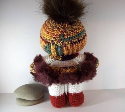 Alternate image for Amigurumi Snow Baby Girl Isabella