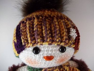 Alternate image for Amigurumi Snow Baby Girl Isabella