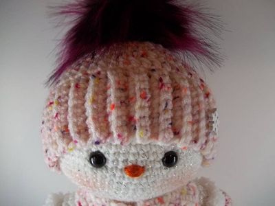 Alternate image for Amigurumi Snow Baby Girl   Charlotte