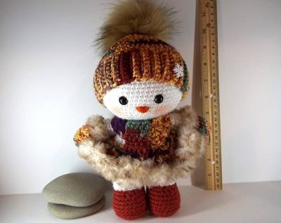 Alternate image for Amigurumi Snow Baby Girl Violet