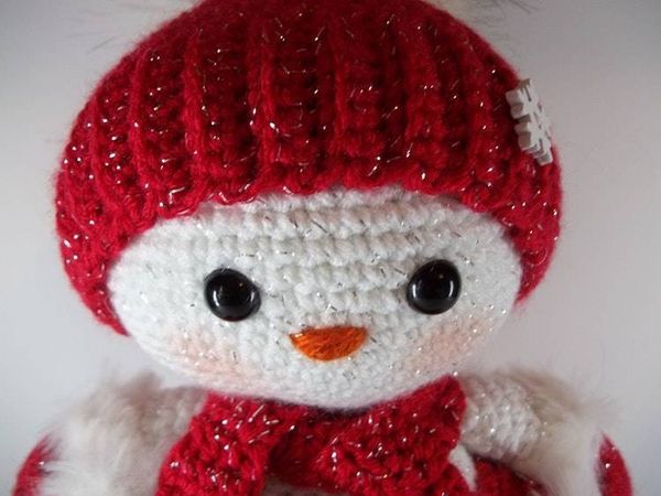 Alternate image for Amigurumi Snow Baby Girl Noelle