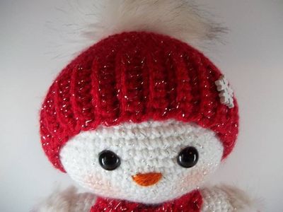 Alternate image for Amigurumi Snow Baby Girl Noelle