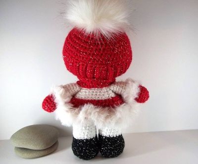 Alternate image for Amigurumi Snow Baby Girl Noelle