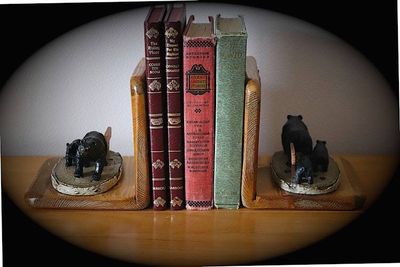 Alternate image for The Bear Crossing Set of 2 Book Ends With a Rustic Bear Accent