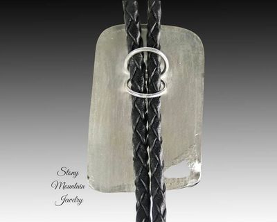 Alternate image for Unique Handcrafted Bolo Ties, Rare Indian Paint Jasper Bolo Tie for Men or Women, Wedding Bolo Tie, Sterling Silver Bolo Ties, Gift for Dad
