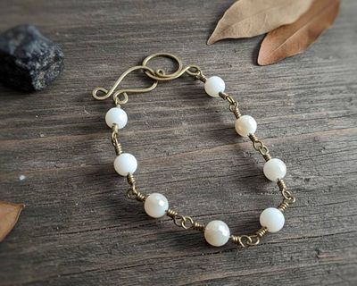 Alternate image for Brass Crystal Bracelet