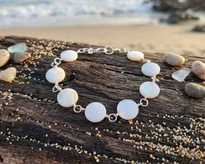 Alternate image for Mother of Pearl Sterling Silver Bracelet