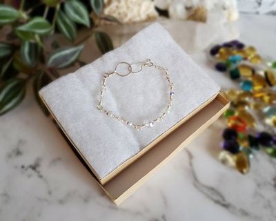 Alternate image for Silver Vintage Crystal Bracelet
