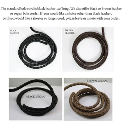 Alternate image for Unique Handcrafted Bolo Tie in Sterling Silver with Rolling Hills Dolomite Stone, Custom Wedding Bolo Ties, Great Groomsmen Gift