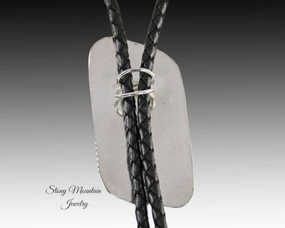 Alternate image for Designer Bolo Tie, Custom Handmade Cripple Creek Jasper Wedding Bolo Tie, Unique Contemporary Bolo Ties, One of a Kind Western Gift for Him