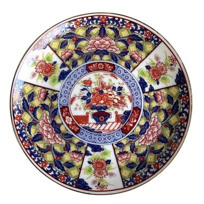 Alternate image for Japanese Imari Porcelain Earrings upcycled with Vintage Imari Ware, Eclectic Birthday Gift for Her