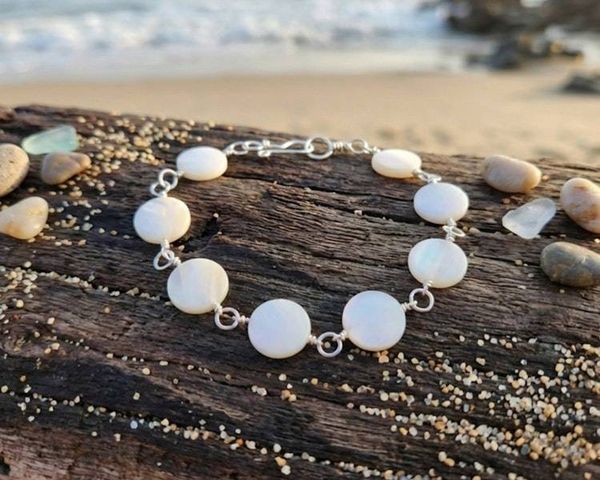 Alternate image for Mother of Pearl Sterling Silver Bracelet