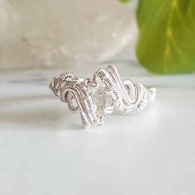 Alternate image for Herkimer Diamond Sterling Silver Ring