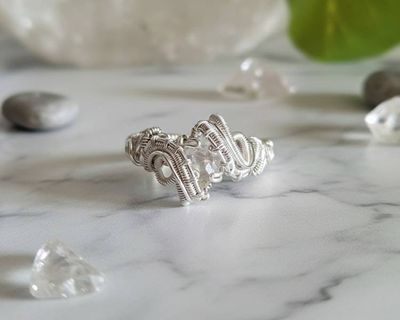 Alternate image for Herkimer Diamond Sterling Silver Ring