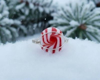 Alternate image for Peppermint Candy Sterling Silver Ring