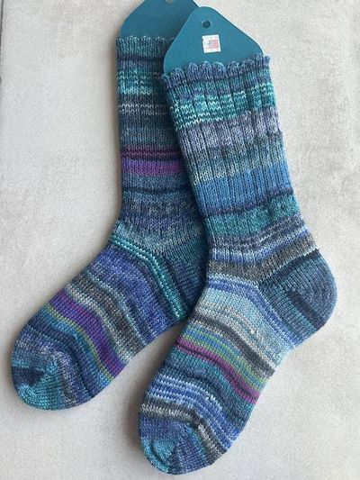 Alternate image for Scrappy Handmade Wool Socks - Soft, Warm & Colorful Winter Socks for Women