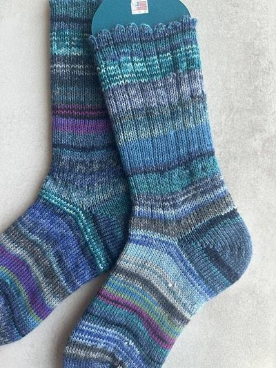 Alternate image for Scrappy Handmade Wool Socks - Soft, Warm & Colorful Winter Socks for Women