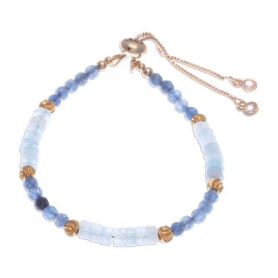 Alternate image for Quartz Beaded Adjustable Wristband Bracelet from Thailand Lasting Impression