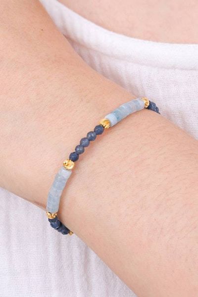 Alternate image for Quartz Beaded Adjustable Wristband Bracelet from Thailand Lasting Impression