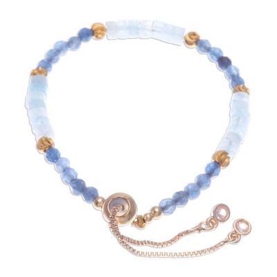Alternate image for Quartz Beaded Adjustable Wristband Bracelet from Thailand Lasting Impression