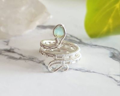 Alternate image for Snake Midi Knuckle Ring