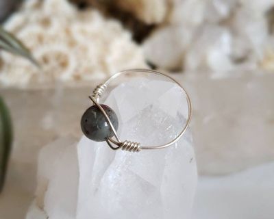 Alternate image for Sterling Silver Bloodstone Ring
