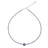 Alternate image for Lapis Lazuli Howlite Beaded Pendant Necklace Star of Midnight