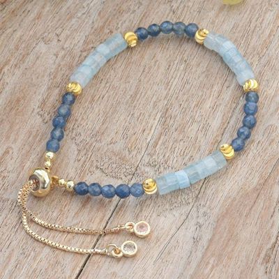 Alternate image for Quartz Beaded Adjustable Wristband Bracelet from Thailand Lasting Impression