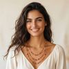 Alternate image for Colorful Multi-Gemstone Beaded Strand Necklace from Thailand Fancy Orange