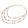 Alternate image for Colorful Multi-Gemstone Beaded Strand Necklace from Thailand Fancy Orange