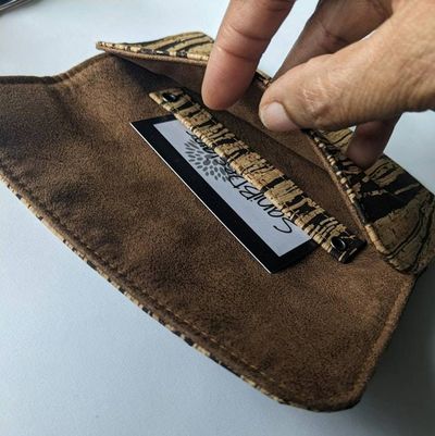 Alternate image for Wallet with Inner Card Pocket in Cork - My Simple Wallet