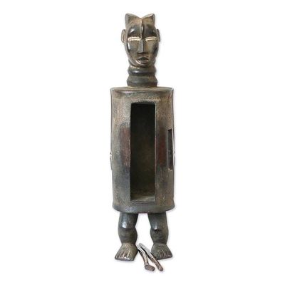 Alternate image for Handmade Wood Tambora Drum Woman Warrior