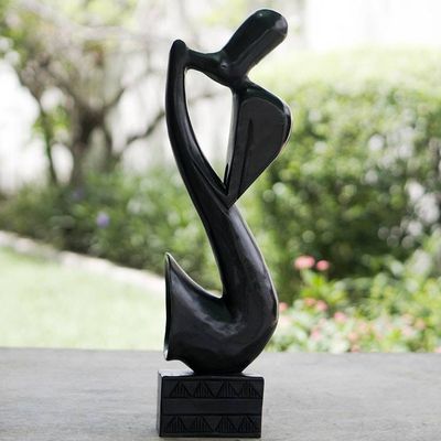 Alternate image for Wood sculpture Man and Sax