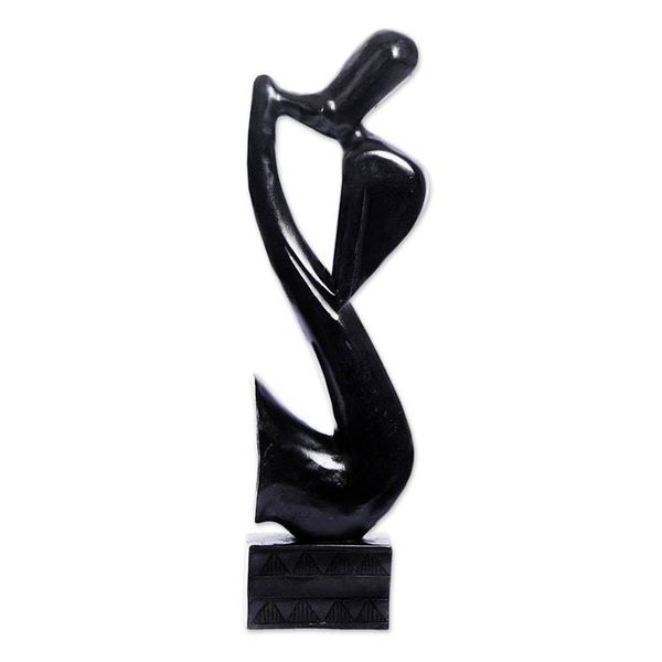 Alternate image for Wood sculpture Man and Sax