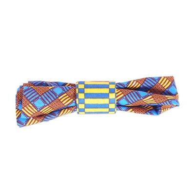 Alternate image for Four Kente-Themed Cotton and Recycled Plastic Napkin Rings Kente Hospitality
