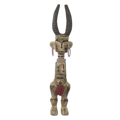 Alternate image for Traditional Fante Style African Wood Fertility Sculpture Fante Fertility Doll IV