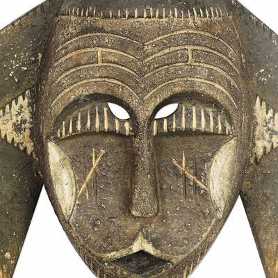 Alternate image for Handcrafted African Sese Wood Mask Bassa
