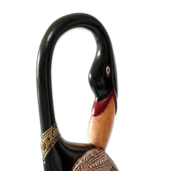Alternate image for Wood sculpture Sankofa Bird Message