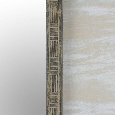 Alternate image for Hand Crafted Wood Wall Mirror from Ghana Ohemaa