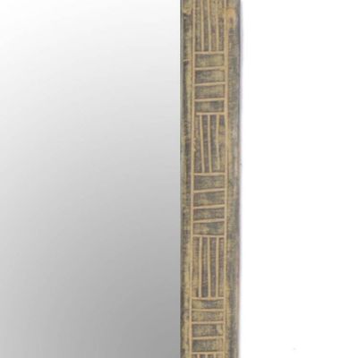 Alternate image for Hand Crafted Wood Wall Mirror from Ghana Ohemaa