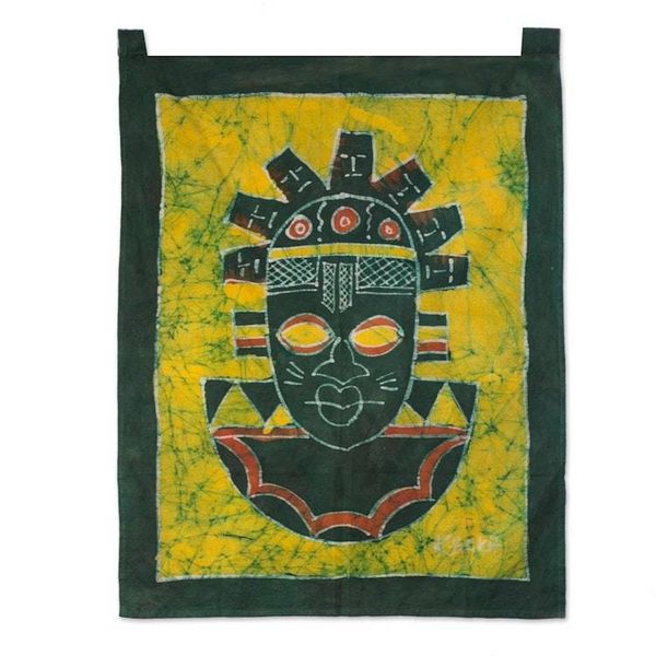 Alternate image for Batik wall hanging Festac Mask