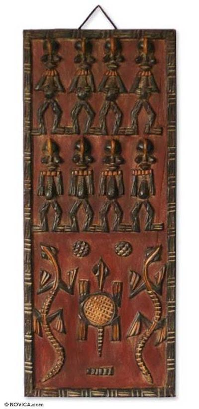 Alternate image for Wall art Dogon Village