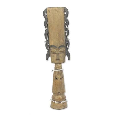 Alternate image for Wood Fertility Doll Sculpture Fante Fertility Doll I