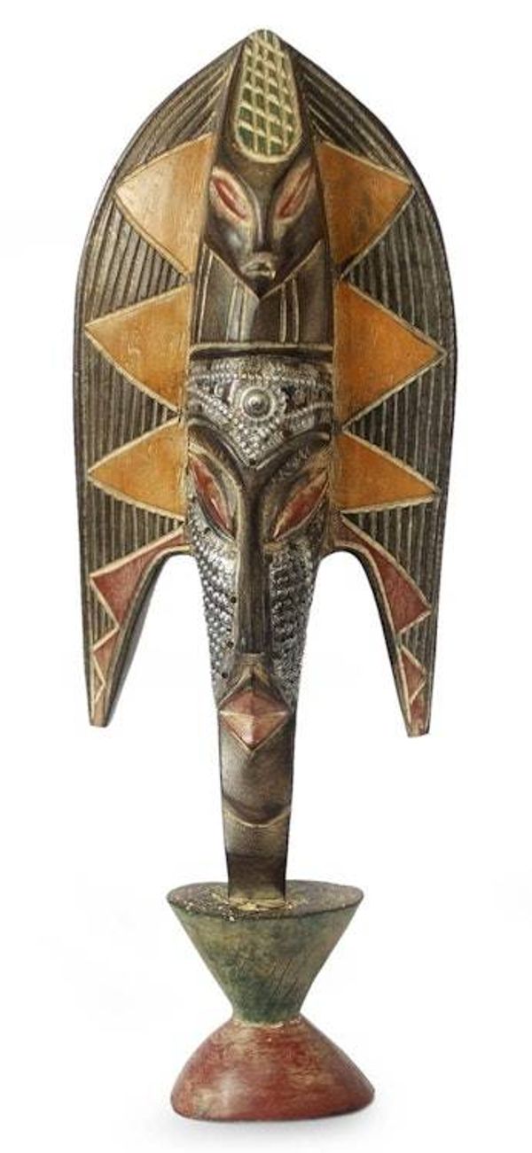 Alternate image for African wood sculpture Man Named Asuo