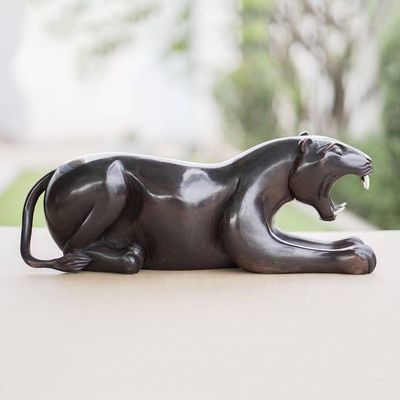 Alternate image for Ebony statuette Fierce Tiger