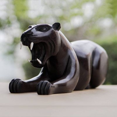 Alternate image for Ebony statuette Fierce Tiger